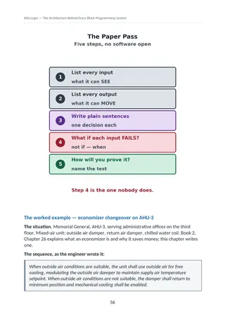 BAS Logic, page 56: The Paper Pass